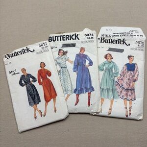 Butterick Fashion Patterns Vintage Set of 3 Size 14